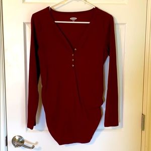 Old Navy long sleeve maternity top M